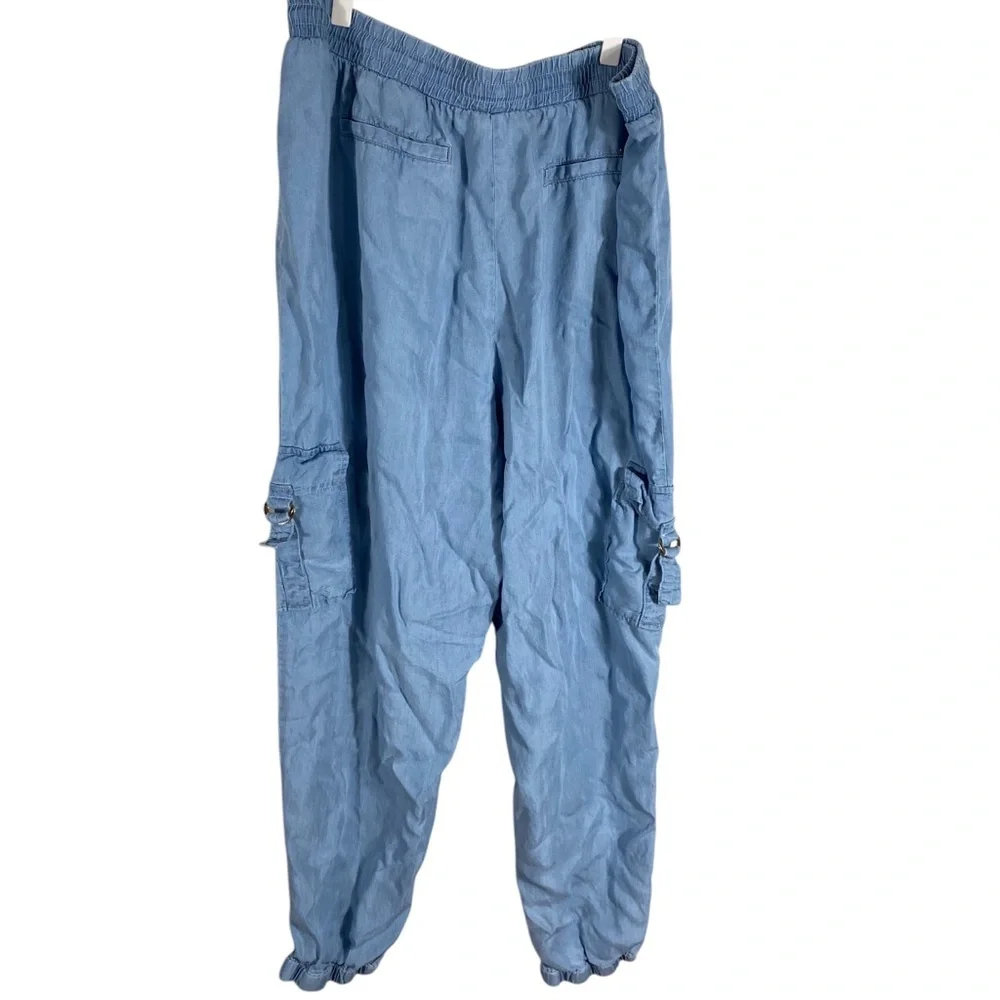 Michael Michael Kors Joggers Chambray Tie Waist XL